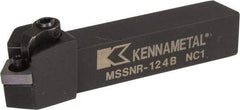 Kennametal - MSSN, Right Hand Cut, 45° Lead Angle, 3/4" Shank Height x 3/4" Shank Width, Negative Rake Indexable Turning Toolholder - 4-1/2" OAL, SN..43. Insert Compatibility, Series Kenloc - Apex Tool & Supply