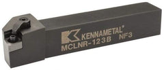 Kennametal - MCLN, Right Hand Cut, 5° Lead Angle, 3/4" Shank Height x 3/4" Shank Width, Negative Rake Indexable Turning Toolholder - 4-1/2" OAL, CN..32. Insert Compatibility, Series Kenloc - Apex Tool & Supply
