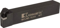 Kennametal - MCLN, Right Hand Cut, 5° Lead Angle, 1" Shank Height x 1" Shank Width, Negative Rake Indexable Turning Toolholder - 6" OAL, CN..32. Insert Compatibility, Series Kenloc - Apex Tool & Supply