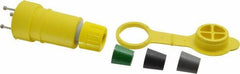 Value Collection - 125 VAC, 15 Amp, 5-15 Configuration, Industrial Grade, Self Grounding Connector - 1 Phase, 2 Poles, IP67 - Apex Tool & Supply