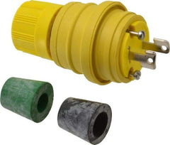 Value Collection - 125 Volt, 15 Amp, L1-15 Configuration, Industrial Grade, Ungrounded Plug - 2 Poles, IP67 - Apex Tool & Supply