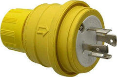 Value Collection - 250 Volt, 20 Amp, L15-20 Configuration, Industrial Grade, Ungrounded Plug - 3 Poles, IP67 - Apex Tool & Supply