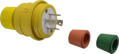 Value Collection - 480 VAC, 20 Amp, L16-20 Configuration, Industrial Grade, Plug - 3 Phase, 3 Poles, IP67 - Apex Tool & Supply