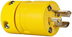 Value Collection - 125 Volt, 15 Amp, L5-15 Configuration, Industrial Grade, Ungrounded Plug - 2 Poles - Apex Tool & Supply