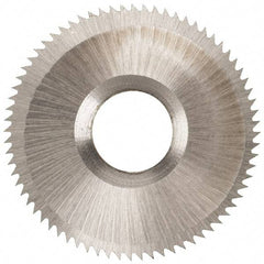 Onsrud - 1" Diam x 0.0937" Blade Thickness x 5/16" Arbor Hole Diam, 72 Tooth Slitting and Slotting Saw - Arbor Connection, High Speed Steel - Apex Tool & Supply