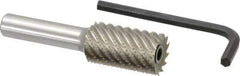Onsrud - 7/8" Cutting Diam x 1-1/2" Length of Cut, 12 Flute, Downcut Spiral Router Bit - Uncoated, Right Hand Cut, High Speed Steel, 3-1/2" OAL x 1/2" Shank Diam, Hogger - Apex Tool & Supply