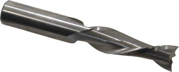 Onsrud - 1/2" Cutting Diam x 1-5/8" Length of Cut, 2 Flute, Upcut Spiral Router Bit - Uncoated, Left Hand Cut, Solid Carbide, 3-1/2" OAL x 1/2" Shank Diam, Double Edge, 30° Helix Angle - Apex Tool & Supply