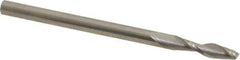Onsrud - 1/8" Cutting Diam x 1/2" Length of Cut, 2 Flute, Upcut Spiral Router Bit - Uncoated, Right Hand Cut, Solid Carbide, 2" OAL x 1/8" Shank Diam, Double Edge, 30° Helix Angle - Apex Tool & Supply