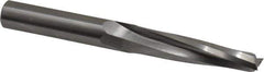 Onsrud - 1/2" Cutting Diam x 2-1/8" Length of Cut, 2 Flute, Upcut Spiral Router Bit - Uncoated, Right Hand Cut, Solid Carbide, 4-1/2" OAL x 1/2" Shank Diam, Double Edge, 11° Helix Angle - Apex Tool & Supply