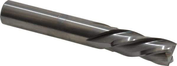 Onsrud - 1/2" Cutting Diam x 1-1/8" Length of Cut, 4 Flute, Downcut Spiral Router Bit - Uncoated, Right Hand Cut, Solid Carbide, 3-1/2" OAL x 1/2" Shank Diam, Four Edge, 30° Helix Angle - Apex Tool & Supply