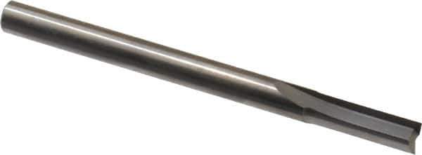 Onsrud - 1/4" Diam, 1/4" Shank Diam, 3/4" Length of Cut, 2 Flute Double Edge Straight Router Bit - 3-1/4" Overall Length, Right Hand Cut, Solid Carbide - Apex Tool & Supply