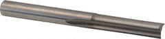 Onsrud - 1/4" Diam, 1/4" Shank Diam, 1" Length of Cut, 2 Flute Double Edge Straight Router Bit - 2-1/2" Overall Length, Left Hand Cut, Solid Carbide - Apex Tool & Supply
