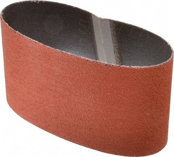 3M - 3-1/2" Wide x 15-1/2" OAL, 50 Grit, Ceramic Abrasive Belt - Ceramic, Coarse, Coated, YF Weighted Cloth Backing, Wet/Dry, Series 777F - Apex Tool & Supply