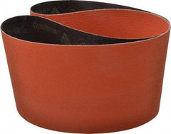 3M - 6" Wide x 48" OAL, 80 Grit, Ceramic Abrasive Belt - Ceramic, Medium, Coated, YF Weighted Cloth Backing, Wet/Dry, Series 777F - Apex Tool & Supply