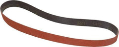 3M - 1" Wide x 30" OAL, 80 Grit, Ceramic Abrasive Belt - Ceramic, Medium, Coated, YF Weighted Cloth Backing, Wet/Dry, Series 777F - Apex Tool & Supply