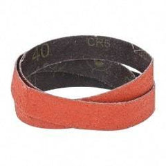 3M - 1" Wide x 42" OAL, 40 Grit, Ceramic Abrasive Belt - Ceramic, Coarse, Coated, YF Weighted Cloth Backing, Wet/Dry, Series 777F - Apex Tool & Supply