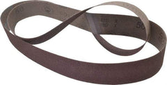 3M - 2" Wide x 60" OAL, 50 Grit, Aluminum Oxide Abrasive Belt - Aluminum Oxide, Coarse, Coated, X Weighted Cloth Backing, Series 241D - Apex Tool & Supply