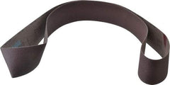 3M - 2-1/2" Wide x 60" OAL, 100 Grit, Aluminum Oxide Abrasive Belt - Aluminum Oxide, Fine, Coated, X Weighted Cloth Backing, Series 341D - Apex Tool & Supply