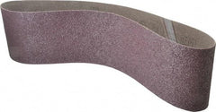 3M - 6" Wide x 48" OAL, 24 Grit, Aluminum Oxide Abrasive Belt - Aluminum Oxide, Very Coarse, Coated, X Weighted Cloth Backing, Series 341D - Apex Tool & Supply