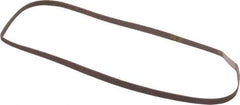 3M - 1/4" Wide x 24" OAL, 45 Trizact Grit, Aluminum Oxide Abrasive Belt - Aluminum Oxide, Extra Fine, Coated, X Weighted Cloth Backing, Series 237AA - Apex Tool & Supply