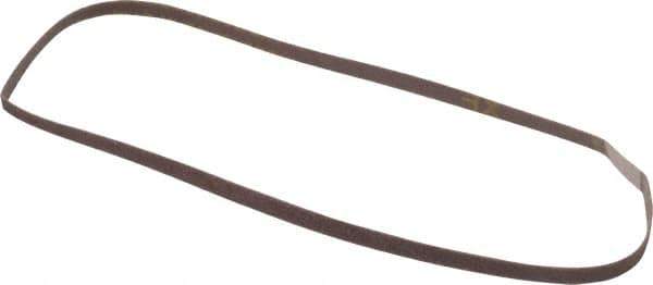 3M - 1/4" Wide x 24" OAL, 6 Trizact Grit, Aluminum Oxide Abrasive Belt - Aluminum Oxide, Ultra Fine, Coated, X Weighted Cloth Backing, Series 237AA - Apex Tool & Supply