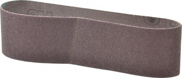 3M - 3" Wide x 24" OAL, 40 Grit, Aluminum Oxide Abrasive Belt - Aluminum Oxide, Coarse, Coated, X Weighted Cloth Backing, Series 341D - Apex Tool & Supply