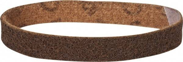 3M - 1" Wide x 18" OAL, Aluminum Oxide Abrasive Belt - Aluminum Oxide, Coarse, Nonwoven, Series SC-BS - Apex Tool & Supply