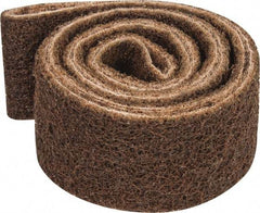3M - 2" Wide x 60" OAL, Aluminum Oxide Abrasive Belt - Aluminum Oxide, Coarse, Nonwoven, Series SC-BS - Apex Tool & Supply
