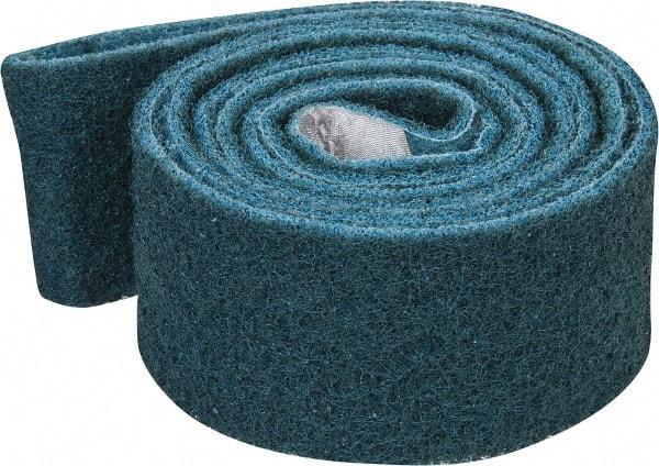 3M - 2" Wide x 60" OAL, Aluminum Oxide Abrasive Belt - Aluminum Oxide, Very Fine, Nonwoven, Series SC-BS - Apex Tool & Supply