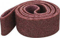 3M - 2" Wide x 72" OAL, Aluminum Oxide Abrasive Belt - Aluminum Oxide, Medium, Nonwoven, Series SC-BS - Apex Tool & Supply