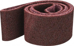 3M - 2-1/2" Wide x 60" OAL, Aluminum Oxide Abrasive Belt - Aluminum Oxide, Medium, Nonwoven, Series SC-BS - Apex Tool & Supply