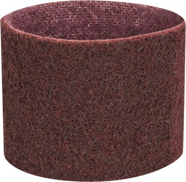 3M - 3" Wide x 10-11/16" OAL, Aluminum Oxide Abrasive Belt - Aluminum Oxide, Medium, Nonwoven, Series SC-BS - Apex Tool & Supply