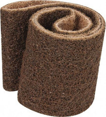3M - 3" Wide x 24" OAL, Aluminum Oxide Abrasive Belt - Aluminum Oxide, Coarse, Nonwoven, Series SC-BS - Apex Tool & Supply