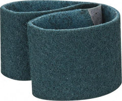 3M - 3" Wide x 24" OAL, Aluminum Oxide Abrasive Belt - Aluminum Oxide, Very Fine, Nonwoven, Series SC-BS - Apex Tool & Supply