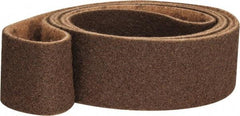 3M - 3" Wide x 132" OAL, Aluminum Oxide Abrasive Belt - Aluminum Oxide, Coarse, Nonwoven, Series SC-BS - Apex Tool & Supply