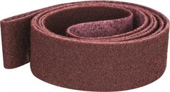 3M - 3" Wide x 132" OAL, Aluminum Oxide Abrasive Belt - Aluminum Oxide, Medium, Nonwoven, Series SC-BS - Apex Tool & Supply