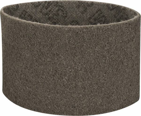 3M - 3-1/2" Wide x 15-1/2" OAL, Silicon Carbide Abrasive Belt - Silicon Carbide, Super Fine, Nonwoven, Series SC-BS - Apex Tool & Supply