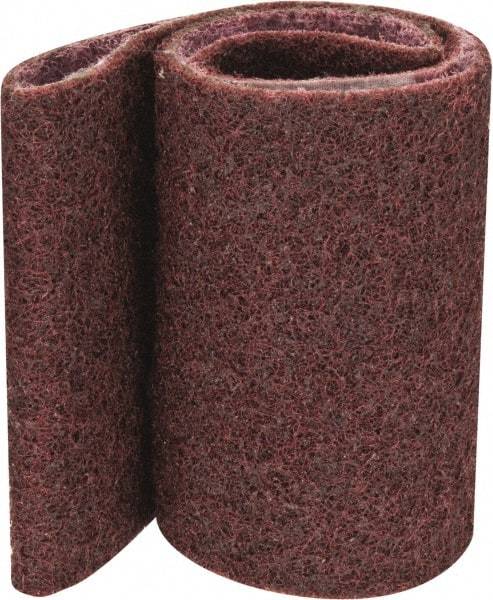 3M - 4" Wide x 24" OAL, Aluminum Oxide Abrasive Belt - Aluminum Oxide, Medium, Nonwoven, Series SC-BS - Apex Tool & Supply