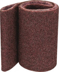 3M - 4" Wide x 24" OAL, Aluminum Oxide Abrasive Belt - Aluminum Oxide, Medium, Nonwoven, Series SC-BS - Apex Tool & Supply