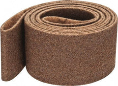 3M - 4" Wide x 132" OAL, Aluminum Oxide Abrasive Belt - Aluminum Oxide, Coarse, Nonwoven, Series SC-BS - Apex Tool & Supply