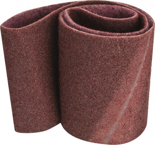 3M - 6" Wide x 48" OAL, Aluminum Oxide Abrasive Belt - Aluminum Oxide, Medium, Nonwoven, Series SC-BS - Apex Tool & Supply