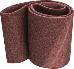 3M - 6" Wide x 48" OAL, Aluminum Oxide Abrasive Belt - Aluminum Oxide, Medium, Nonwoven, Series SC-BS - Apex Tool & Supply