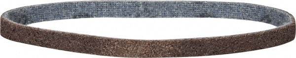 3M - 1/2" Wide x 18" OAL, Aluminum Oxide Abrasive Belt - Aluminum Oxide, Coarse, Nonwoven, Series SE-BS - Apex Tool & Supply