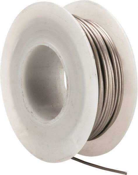 Made in USA - 18 Gage, 0.0403 Inch Diameter x 25 Ft. Long, Nickel Chromium Wire - Alloy 80/20, ASTM B344 - Apex Tool & Supply