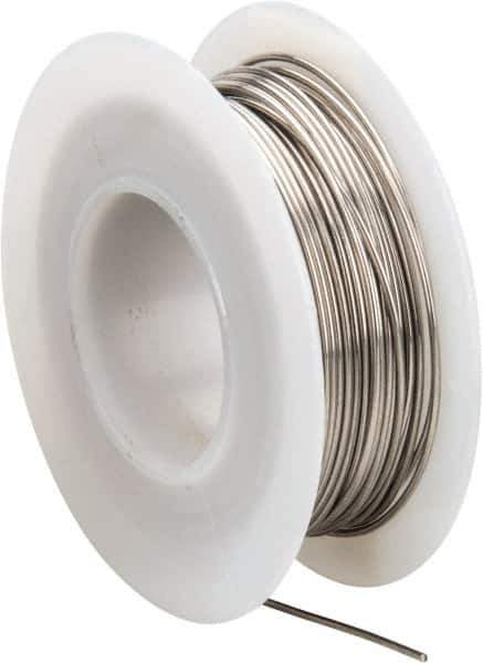Made in USA - 20 Gage, 0.032 Inch Diameter x 39 Ft. Long, Nickel Chromium Wire - Alloy 80/20, ASTM B344 - Apex Tool & Supply