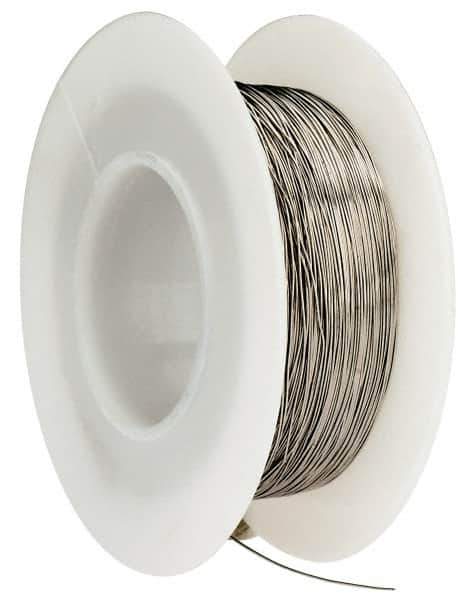 Made in USA - 30 Gage, 0.01 Inch Diameter x 393 Ft. Long, Nickel Chromium Wire - Alloy 80/20, ASTM B344 - Apex Tool & Supply