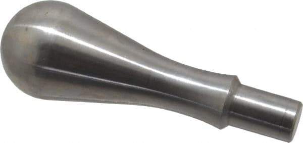 Gibraltar - 3/8" Press Fit Stem, Fixed Handwheel & Machine Handle - Carbon Steel Bulb Shape Handle, 9/16" Long Carbon Steel Stem, 2-11/16" OAL - Apex Tool & Supply