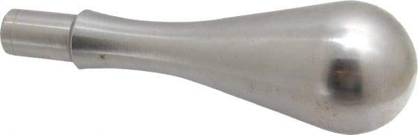 Gibraltar - 7/16" Press Fit Stem, Fixed Handwheel & Machine Handle - Carbon Steel Bulb Shape Handle, 11/16" Long Carbon Steel Stem, 3-29/32" OAL - Apex Tool & Supply