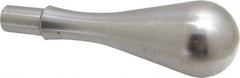 Gibraltar - 7/16" Press Fit Stem, Fixed Handwheel & Machine Handle - Carbon Steel Bulb Shape Handle, 11/16" Long Carbon Steel Stem, 3-29/32" OAL - Apex Tool & Supply