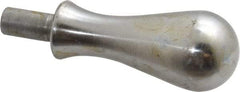 Gibraltar - 5/16" Press Fit Stem, Revolving Handwheel & Machine Handle - Carbon Steel Bulb Shape Handle, 9/16" Long Carbon Steel Stem, 2-5/8" OAL - Apex Tool & Supply